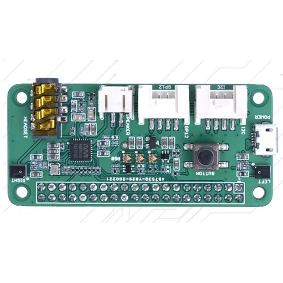 NEW Raspberry Pi4 ReSpeaker Smart Speech Recognition 2 Microphone Pi0/3b/b+ ReSpkeaker 2-Mics Pi HAT Recording Playback Module